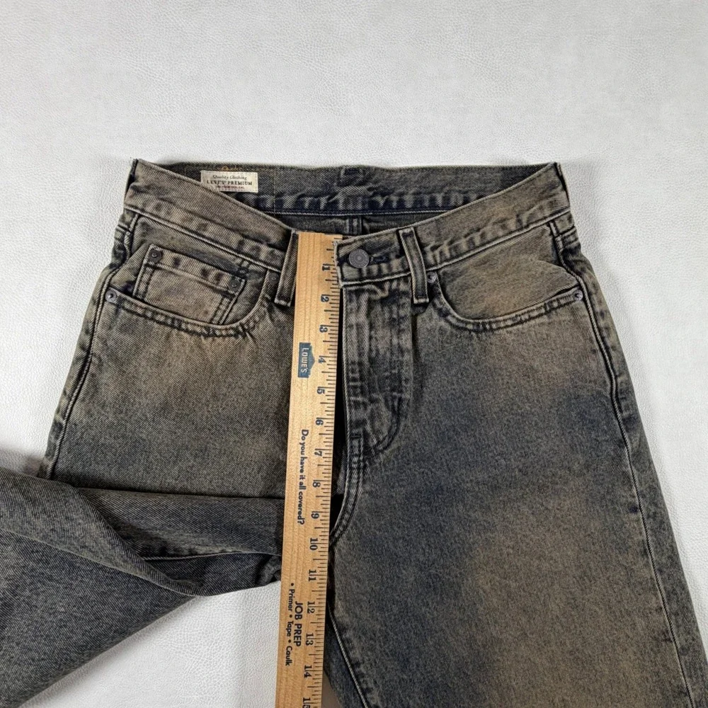 Levis Premium 578 Baggy Jeans Mens 29x32 Dirty Wash Black Loose Wide Leg